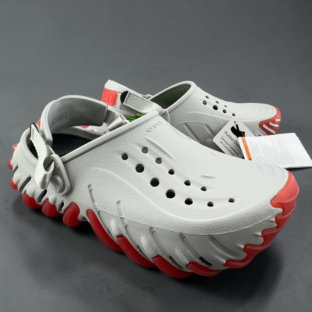 Crocs Echo Icey Ro Clog Womens Size 8 Atmosphere Sculptural Adjustable Strap NEW